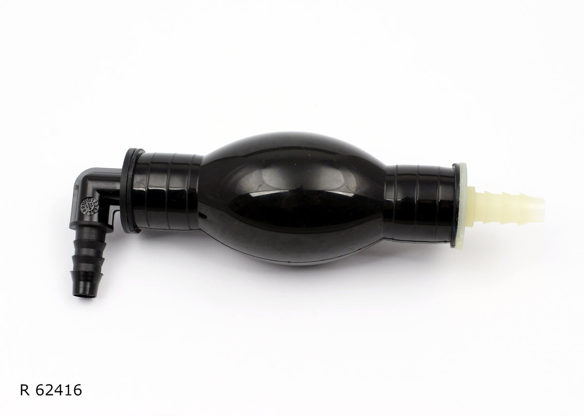Poire d’amorçage de carburant — Citroën, Peugeot et Renault, raccords 10/10 mm, un raccord coudé — R 62416 — vue 1