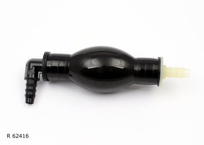 Poire d’amorçage de carburant — Citroën, Peugeot et Renault, raccords 10/10 mm, un raccord coudé — R 62416 — vue 1