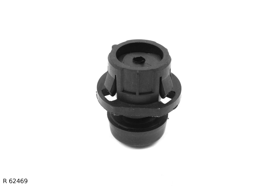Butée de hayon — Renault Mégane et Laguna, plastique et caoutchouc — R 62469 — vue 2