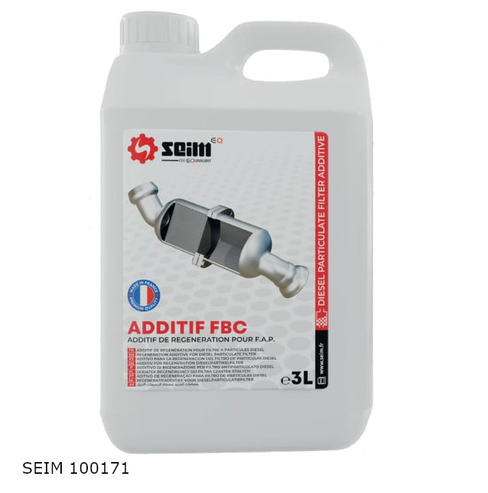 Additif pour filtre à particules (FAP) — Additif FBC — générations 1 à 4 selon la référence du système — 3 L — SEIM 100171 — vue 1