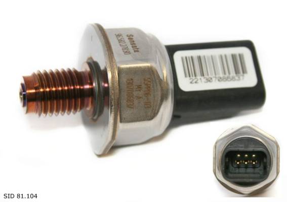 Capteur de pression de carburant — Citroën / Peugeot — 1.4 à 1.6 HDi — 16 soupapes — SID 81.104 — vue 1
