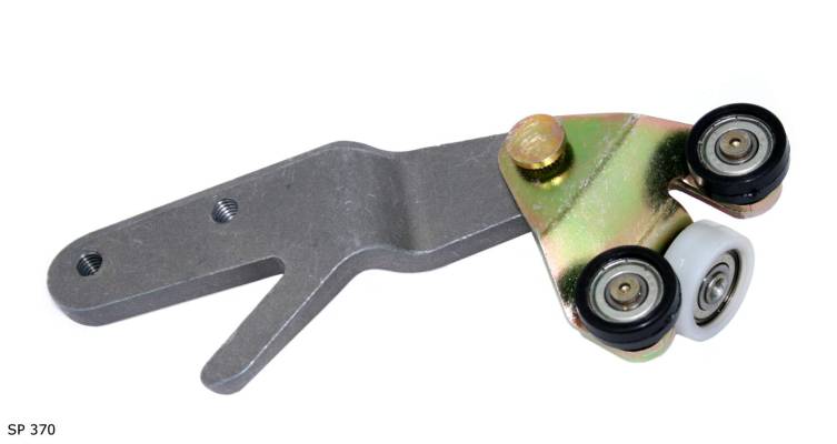 Galet de porte coulissante — Peugeot Boxer — jusqu’à 2002 — inférieur — ensemble — SP 370 — vue 1