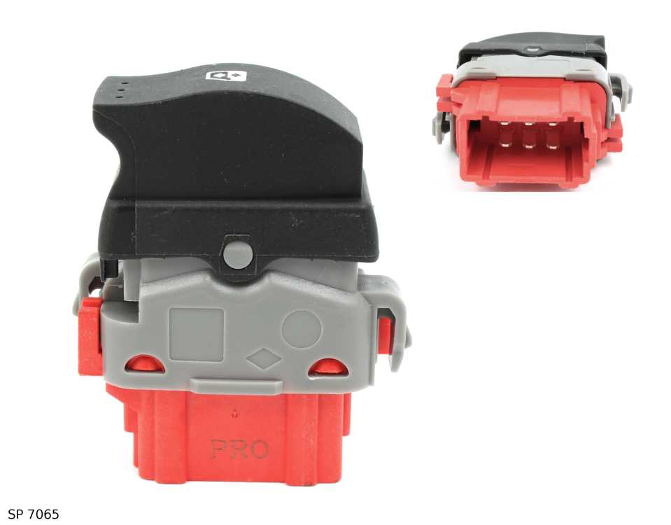 Commande de lève-vitre électrique — Renault Master — à partir de 2003 — côtés gauche et droit — SP 7065 — vue 2
