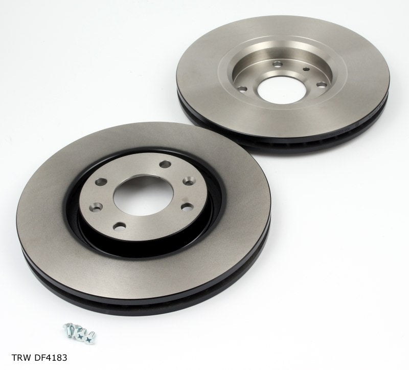 Disque de frein — Peugeot 307 / Citroën Berlingo à partir de 2008 — avant, côtés gauche et droit — 283 mm — un disque — TRW DF4183 — vue 3