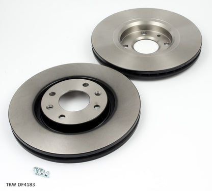 Disque de frein — Peugeot 307 / Citroën Berlingo à partir de 2008 — avant, côtés gauche et droit — 283 mm — un disque — TRW DF4183 — vue 3