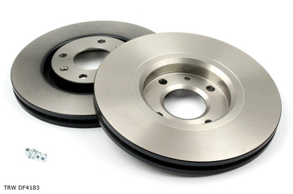 Disque de frein — Peugeot 307 / Citroën Berlingo à partir de 2008 — avant, côtés gauche et droit — 283 mm — un disque — TRW DF4183 — vue 1