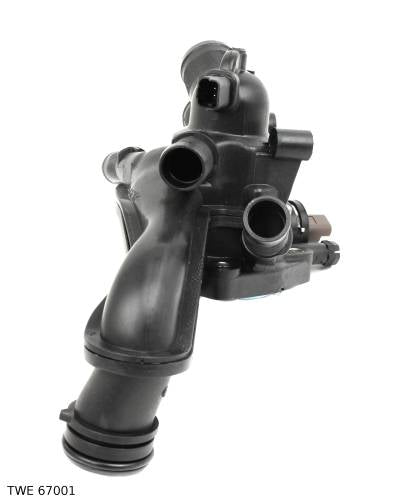 Thermostat de liquide de refroidissement — Citroën / Peugeot — 1.6 — 16 soupapes — moteur EP — 5 broches — logements pour 2 capteurs — TWE 67001 — vue 2