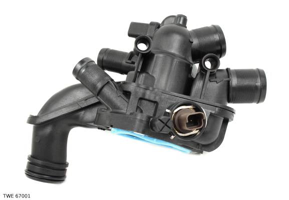 Thermostat de liquide de refroidissement — Citroën / Peugeot — 1.6 — 16 soupapes — moteur EP — 5 broches — logements pour 2 capteurs — TWE 67001 — vue 3