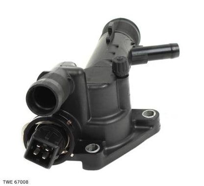 Thermostat de liquide de refroidissement — Renault — 1.5 dCi — jusqu’à 2004 — 89 °C — 3 raccords — 4 broches — TWE 67008 — vue 2