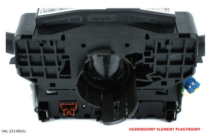 Bloc de commandes sous volant — Peugeot 307 — avec commande d’antibrouillards et d’ordinateur de bord — VAL 251485/U — vue 2