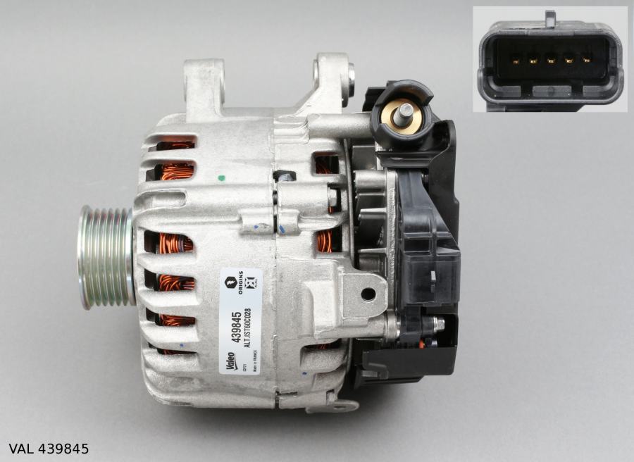 Alternateur — Citroën / Peugeot — 1.6 HDi — 8 soupapes — à partir de 2009 — Stop & Start — 180 A — VAL 439845 — vue 1