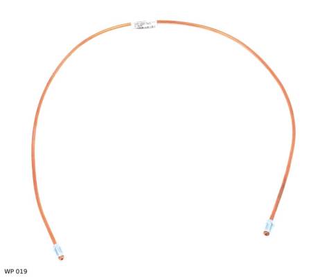 Conduite de frein — Longueur 1000 mm — raccords 10 × 10 — WP 019 — vue 1