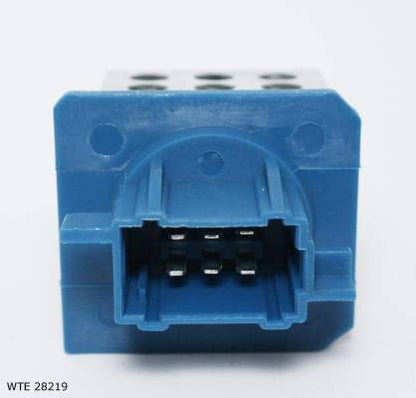 Résistance de pulseur d’air habitacle — Peugeot 206 — climatisation manuelle — bleu — WTE 28219 — vue 4