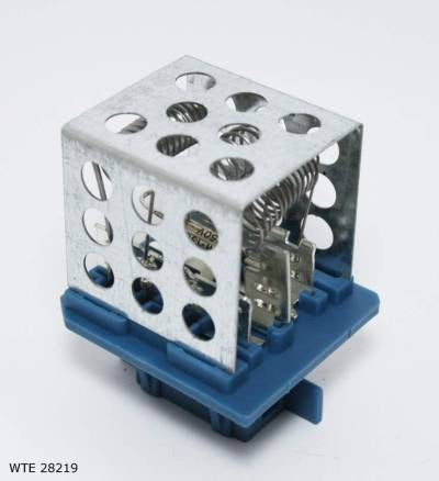 Résistance de pulseur d’air habitacle — Peugeot 206 — climatisation manuelle — bleu — WTE 28219 — vue 1