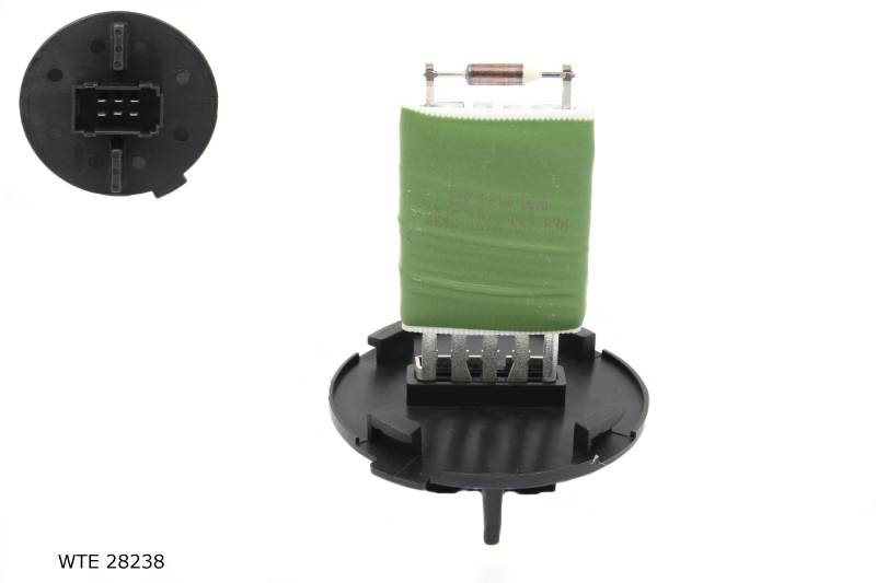 Résistance de pulseur d’air habitacle — Citroën C3 — à partir de 2009 — sans climatisation ou climatisation manuelle — WTE 28238 — vue 1