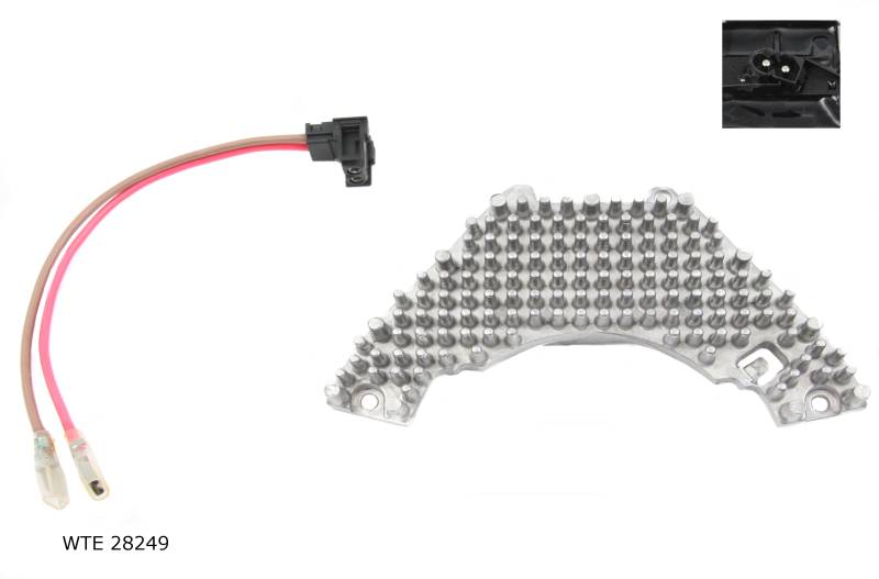 Résistance de pulseur d’air habitacle — Peugeot 806 / Citroën Jumpy — 4 broches — WTE 28249 — vue 1