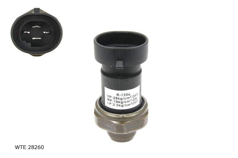 Capteur de pression de climatisation — Renault — climatisation — 4 broches — WTE 28260 — vue 1