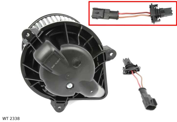 Pulseur d’air habitacle — Renault Scénic — 1999 à 2003 — avec climatisation — WT 2338 — vue 2