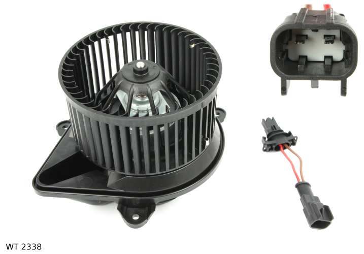 Pulseur d’air habitacle — Renault Scénic — 1999 à 2003 — avec climatisation — WT 2338 — vue 1