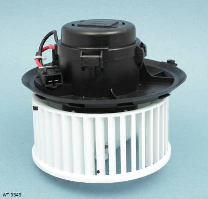 Pulseur d’air habitacle — Renault Laguna — à partir de 2001 — climatisation automatique — WT 9349 — vue 3
