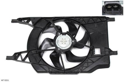 Ventilateur de refroidissement moteur — Renault Laguna — à partir de 2001 — avec carénage — WT 9351 — vue 2