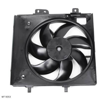 Ventilateur de refroidissement moteur — Citroën C2 / C3 / Peugeot 1007 / 207 — ensemble — WT 9353 — vue 1
