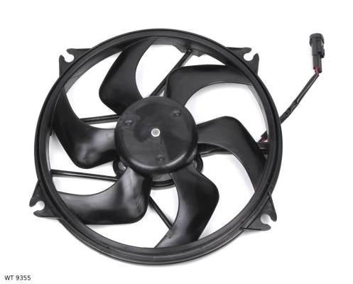 Ventilateur de refroidissement moteur — Peugeot 307 — à partir de 2000 — 2 vitesses — 6 pales — 400 W — WT 9355 — vue 1
