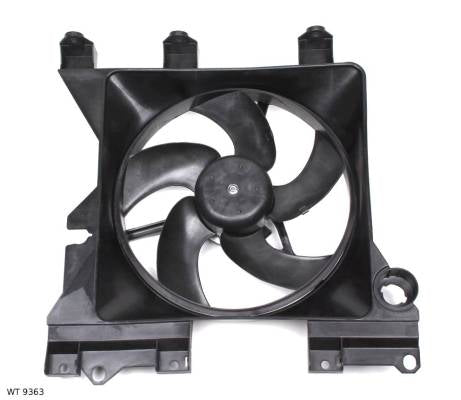 Ventilateur de refroidissement moteur — Citroën Xsara — à partir de 2000 — 1.6 / 1.8 — avec carénage — WT 9363 — vue 2