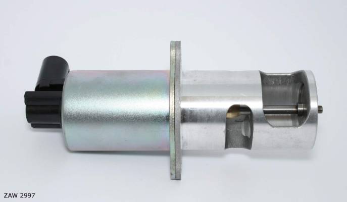 Vanne EGR — Renault — 1.9 dCi — jusqu’à 2004 — corps métallique — connecteur orienté à droite — ZAW 2997 — vue 2