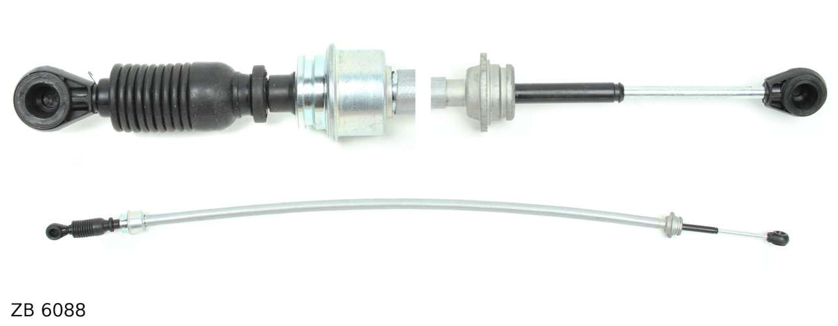 Câble de commande de boîte de vitesses — Peugeot 406 — à partir de 1999 — 1.8 / 2.0 essence — côté gauche — ZB 6088 — vue 1