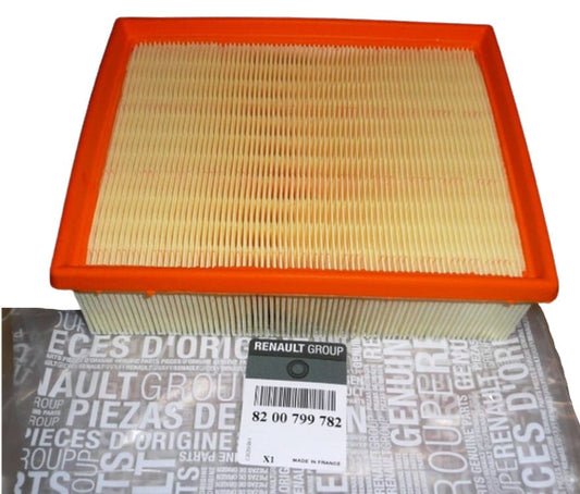 Original Filtre à air Renault Clio II, Renault Espace IV, Renault Laguna II, Renault Vel Satis , 8200799782.