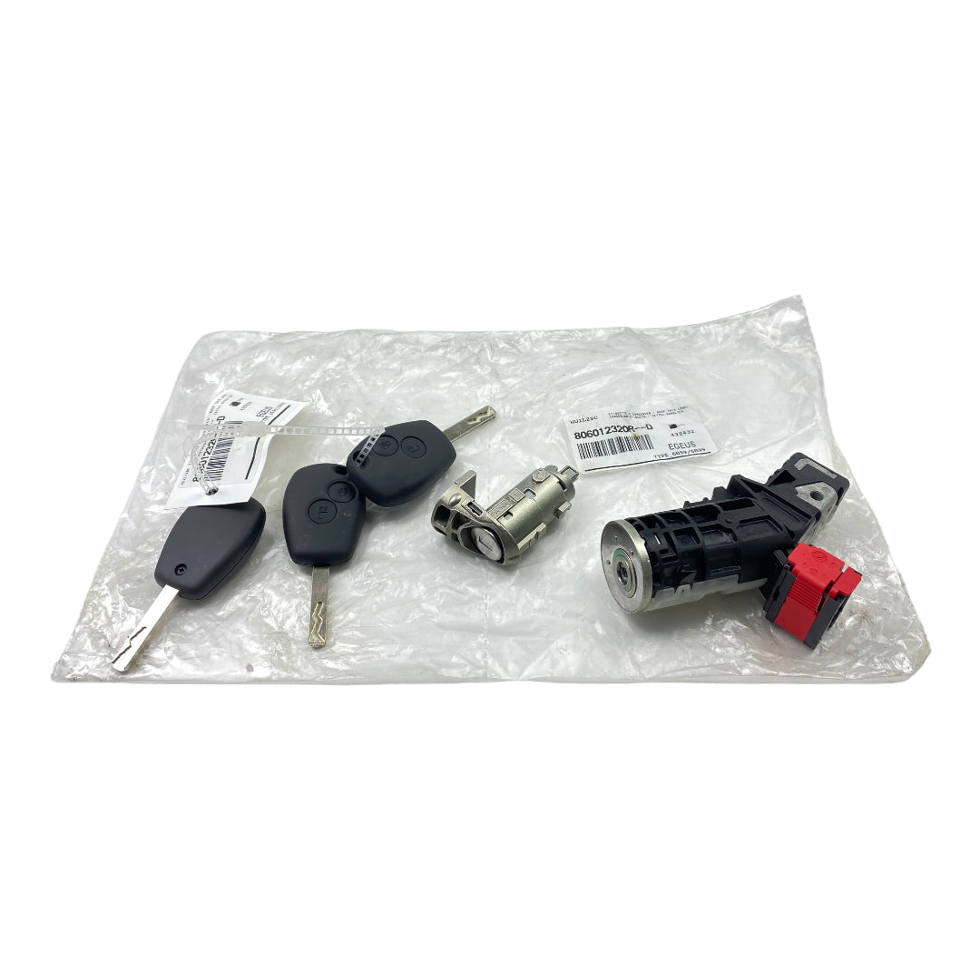 Pièce d'origine Neiman avec trois clés et barillet pour Renault Trafic III Master III Kangoo II Clio III 806012320R