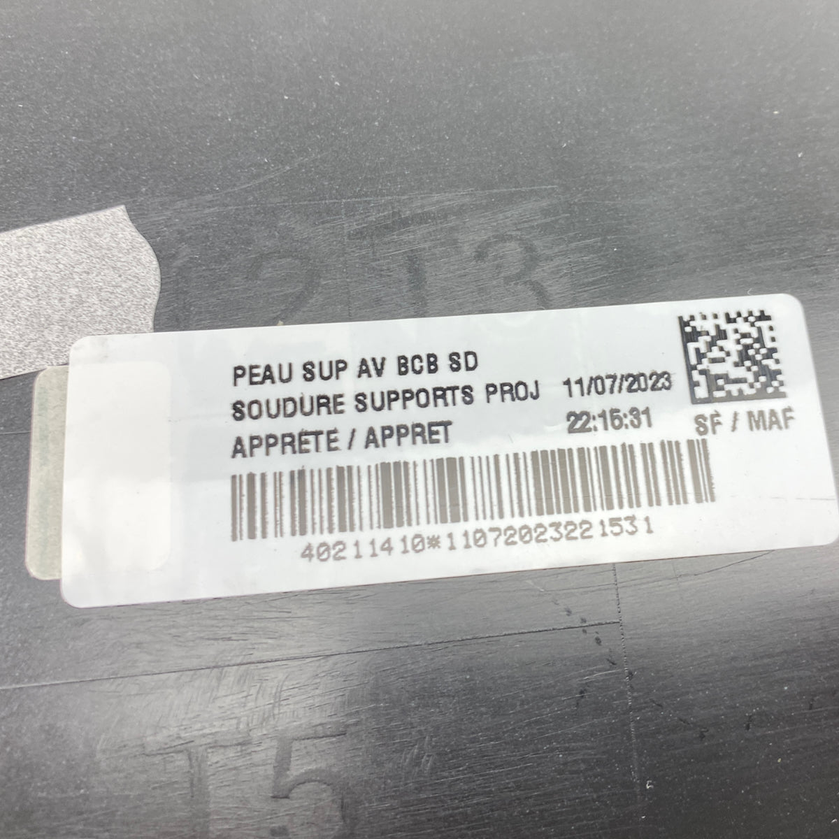 Pièce d'origine Baguette de pare-chocs avant pour Renault Megane E-Tech 62010H935R