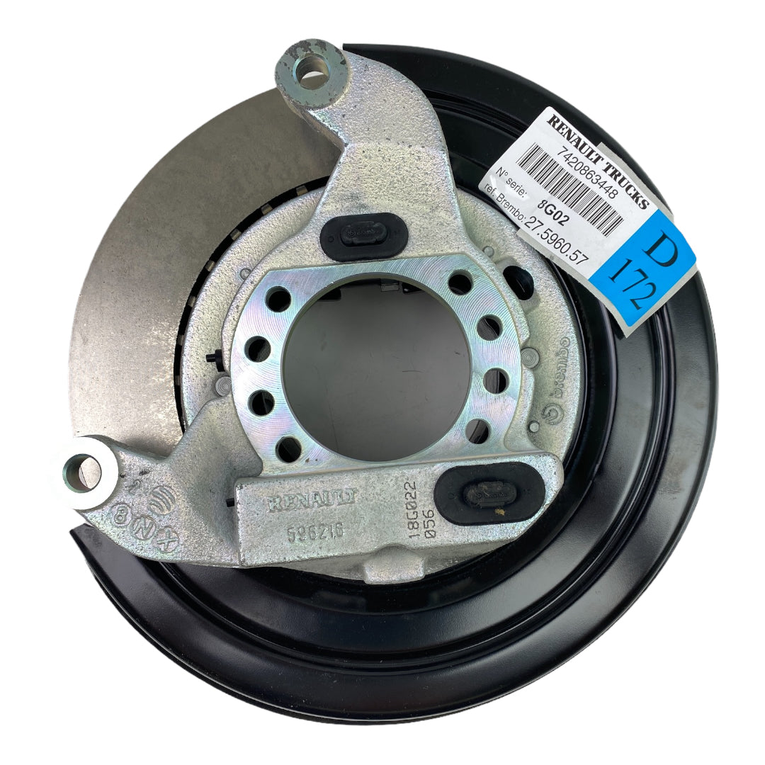 Pièce d'origine Flasque de frein arrière droit pour Renault Mascott 7420863448