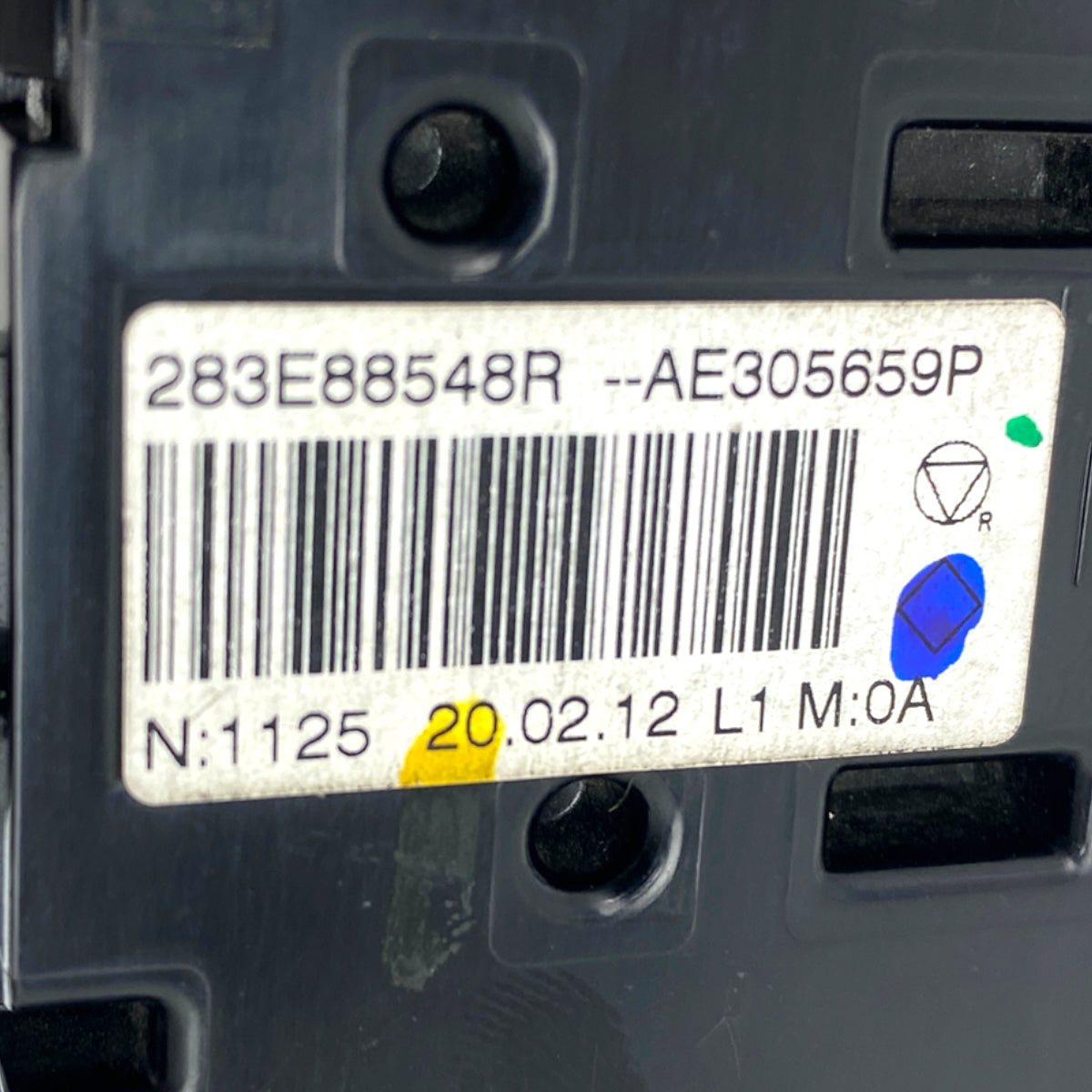 Pièce d'origine Panneau de commande calculateur pour Renault Clio V 283E88548R