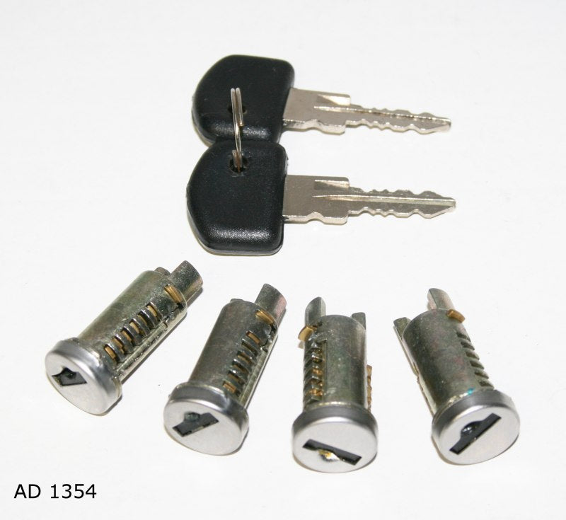 Jeu de barillets de serrures de portes pour Citroën C25 et Peugeot J5 — 4 pièces — AD 1354 — vue 1
