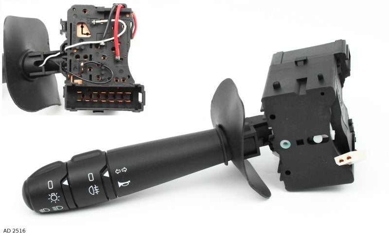 Commodo d’éclairage pour Renault Kangoo et Mégane, sans antibrouillards, avec avertisseur — AD 2516 — vue 1