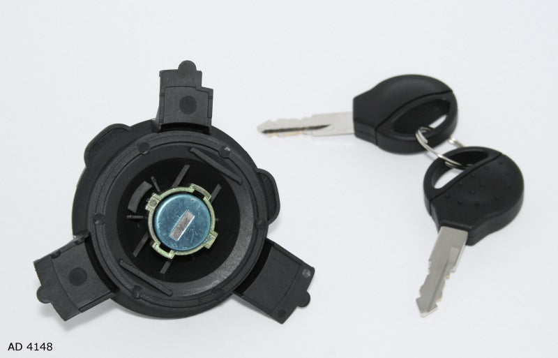 Bouchon de réservoir de carburant avec clés pour Peugeot 206, sous trappe plastique — AD 4148 — vue 1