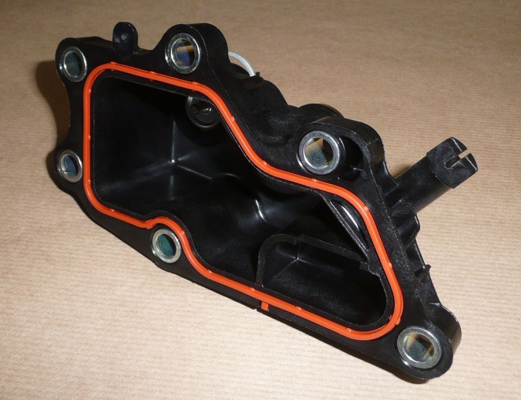 Boîtier de thermostat d’origine Renault 110601903R — face de montage
