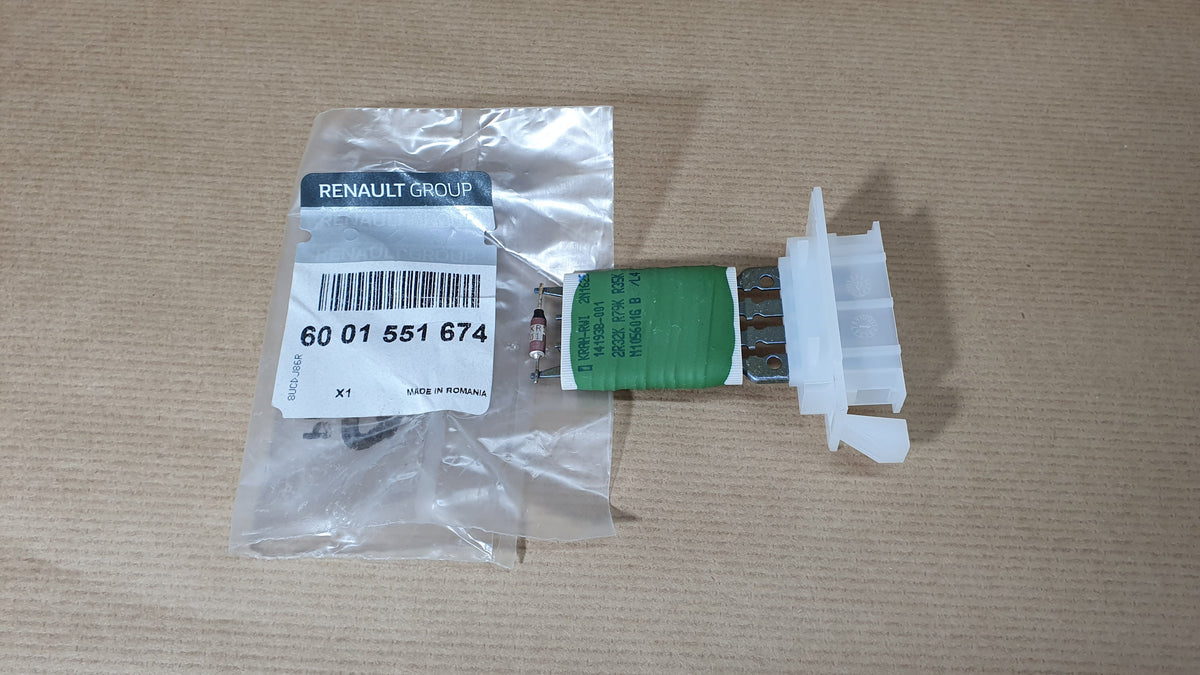 Résistance de pulseur d’air d’origine pour Dacia Duster / Logan — 6001551674 — vue 1
