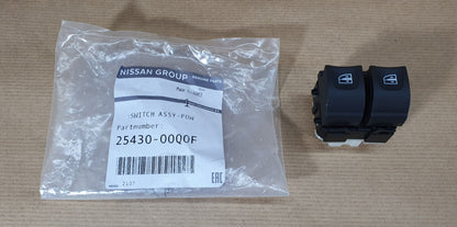 Commande de lève-vitres d’origine pour Renault Trafic III — 2543000Q0F — vue 1