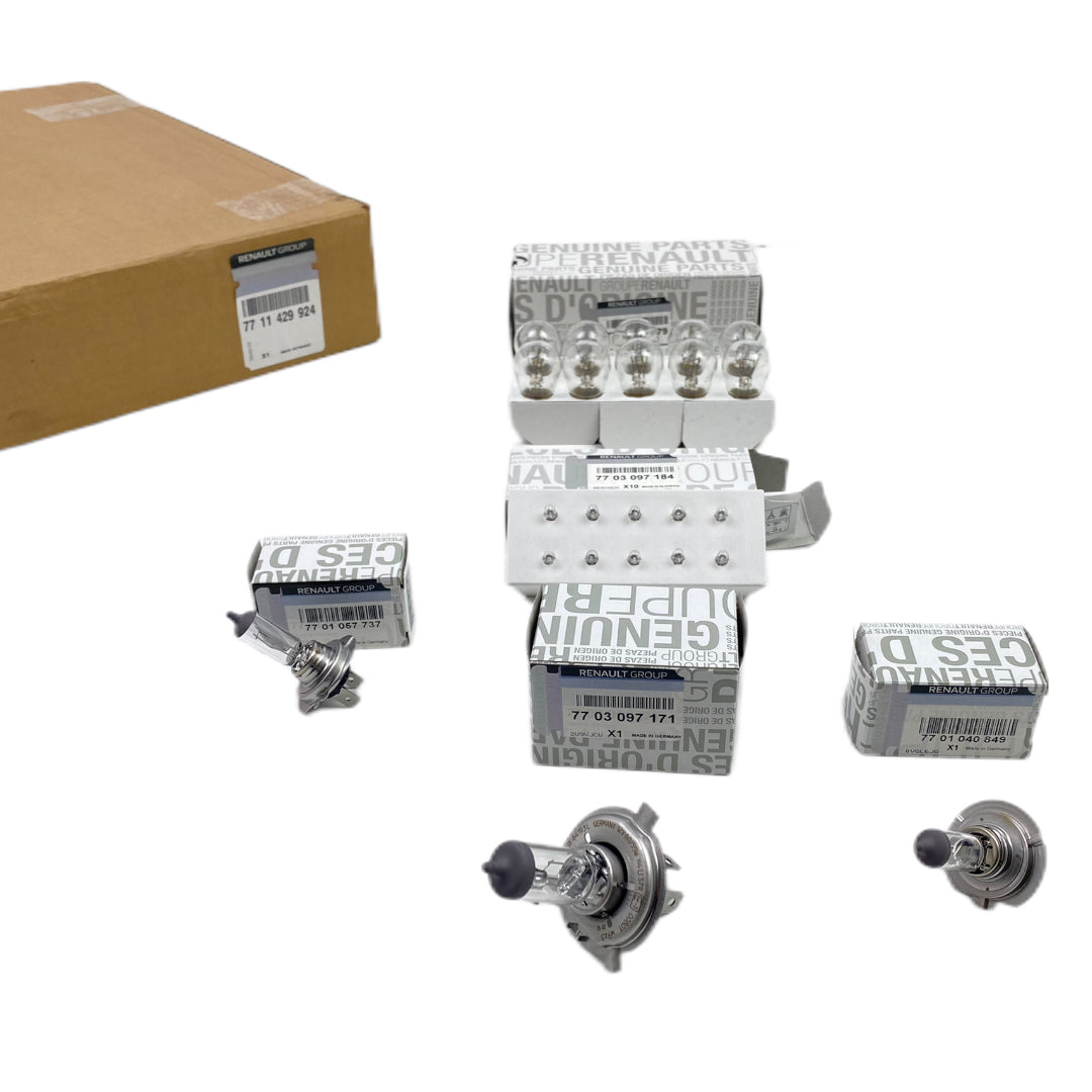 Original AMPOULES KIT 120 pièces RENAULT 7711429924