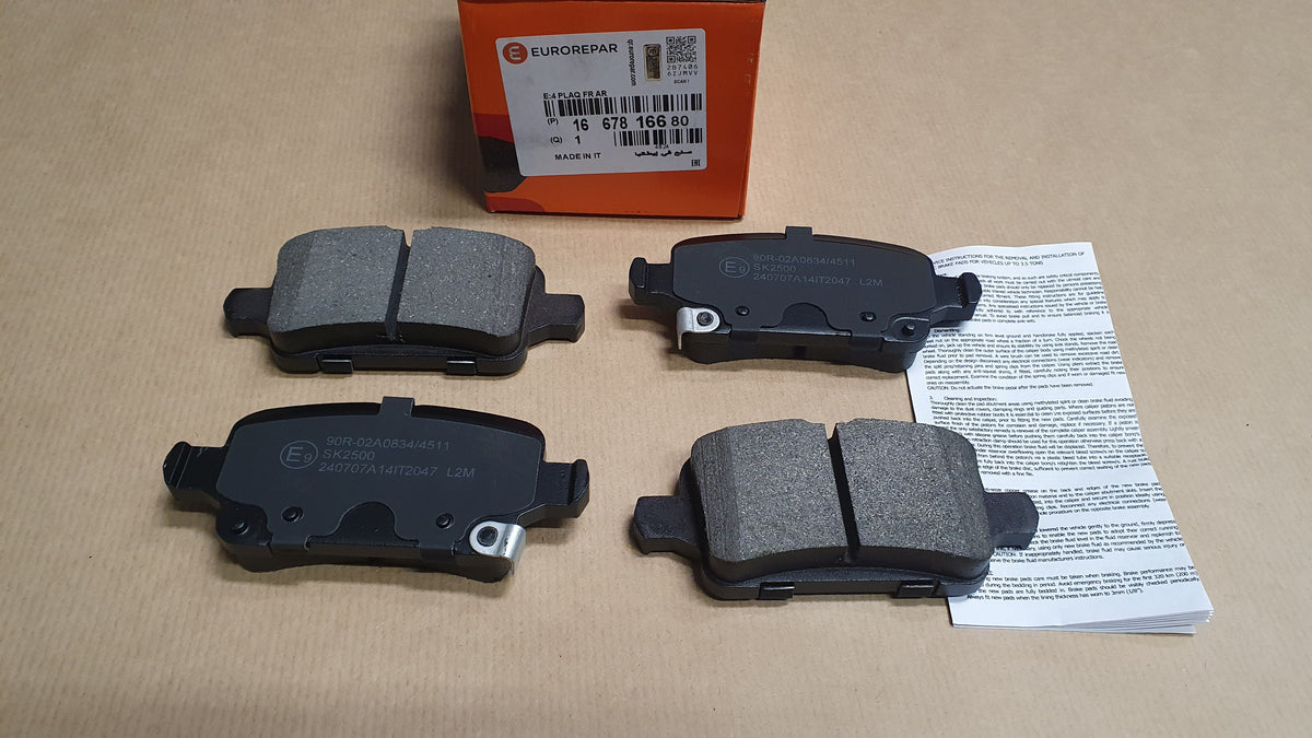 Plaquettes de frein arrière pour Opel Astra K — 1667816680 — vue 1