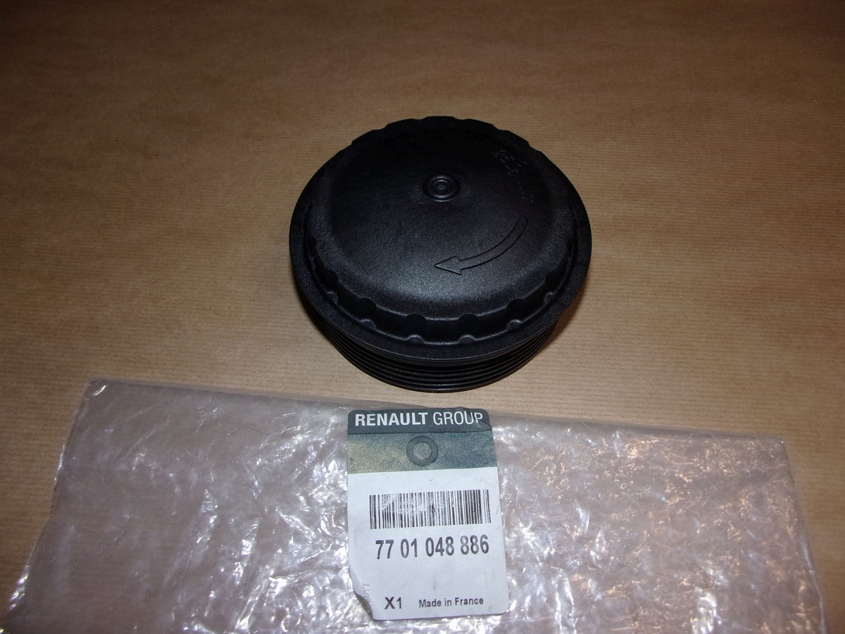 Couvercle de filtre à huile pour Renault Laguna I / II 2.2D — 7701048886 — vue 1