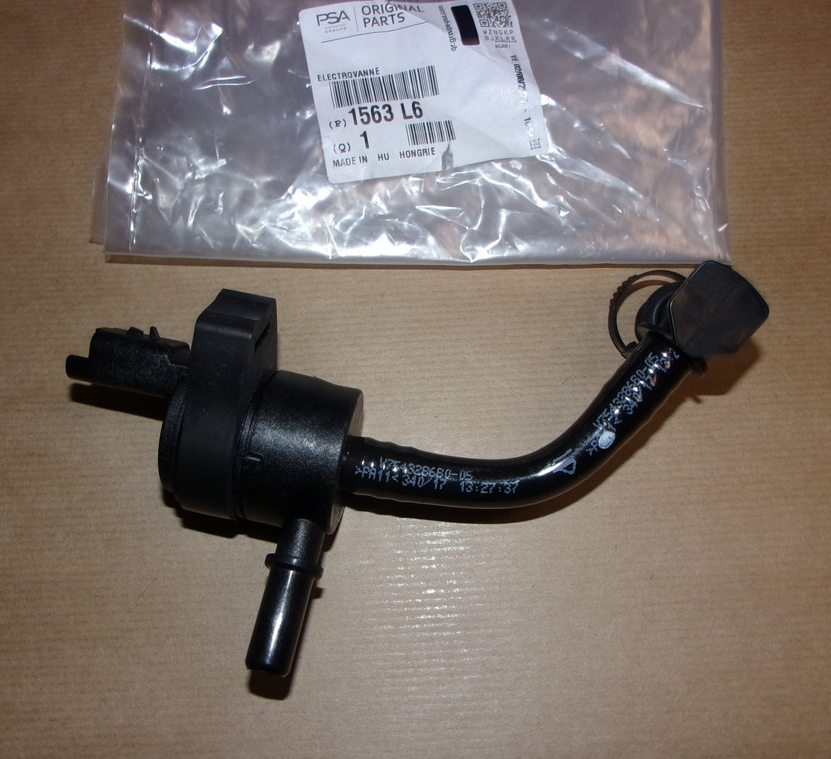 Électrovanne de purge de canister pour Citroën C3 1.6THP — 1563.L6 — vue 1