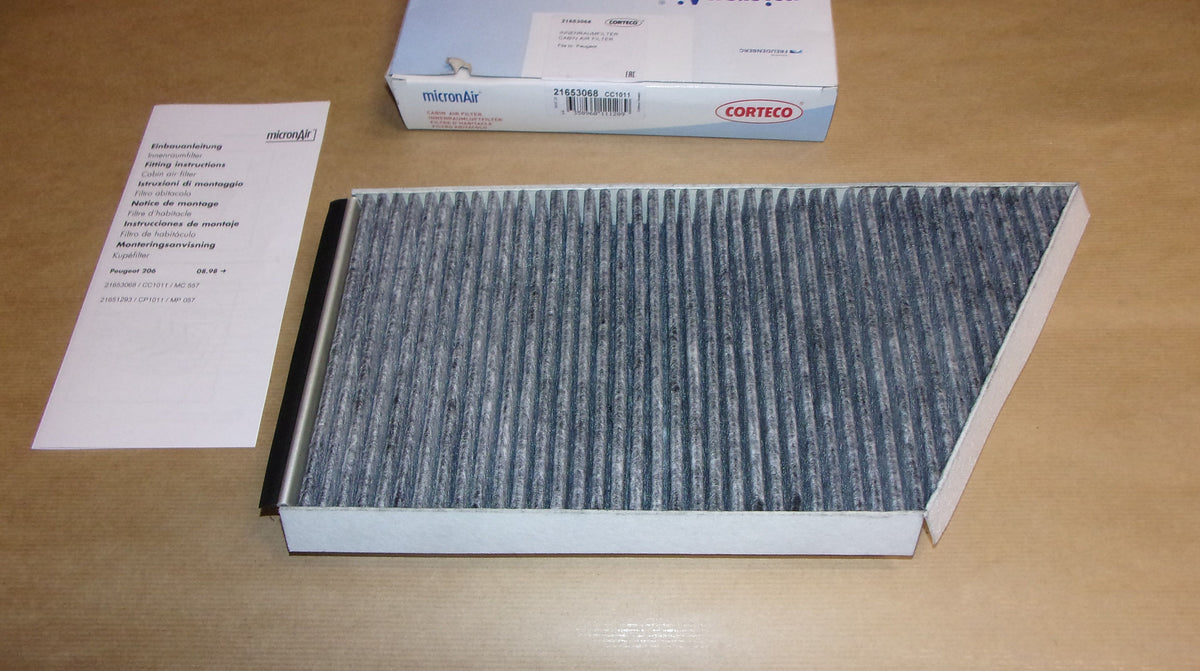 Filtre d’habitacle pour Peugeot 206 — COR 21653068 — vue 1