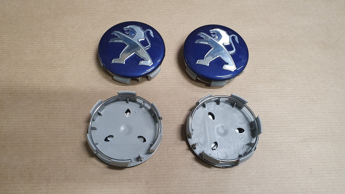 Cache central de jante pour Peugeot 107 / 2008 60Mm — 1608837080 — vue 1