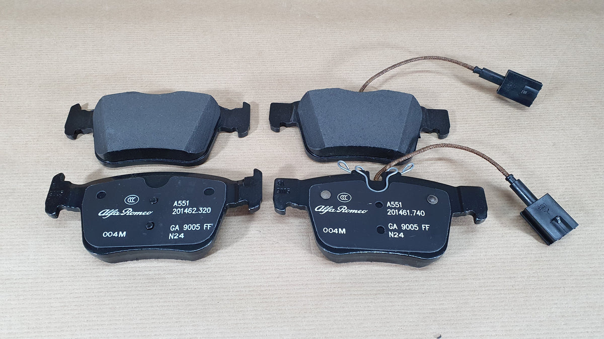 Plaquettes de frein pour Alfa Romeo Giulia / Stelvio 2.0 / 2.2 — 77369178 — vue 2
