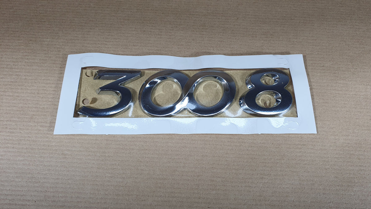 Emblème arrière pour Peugeot 3008 — 8666.71 — vue 2