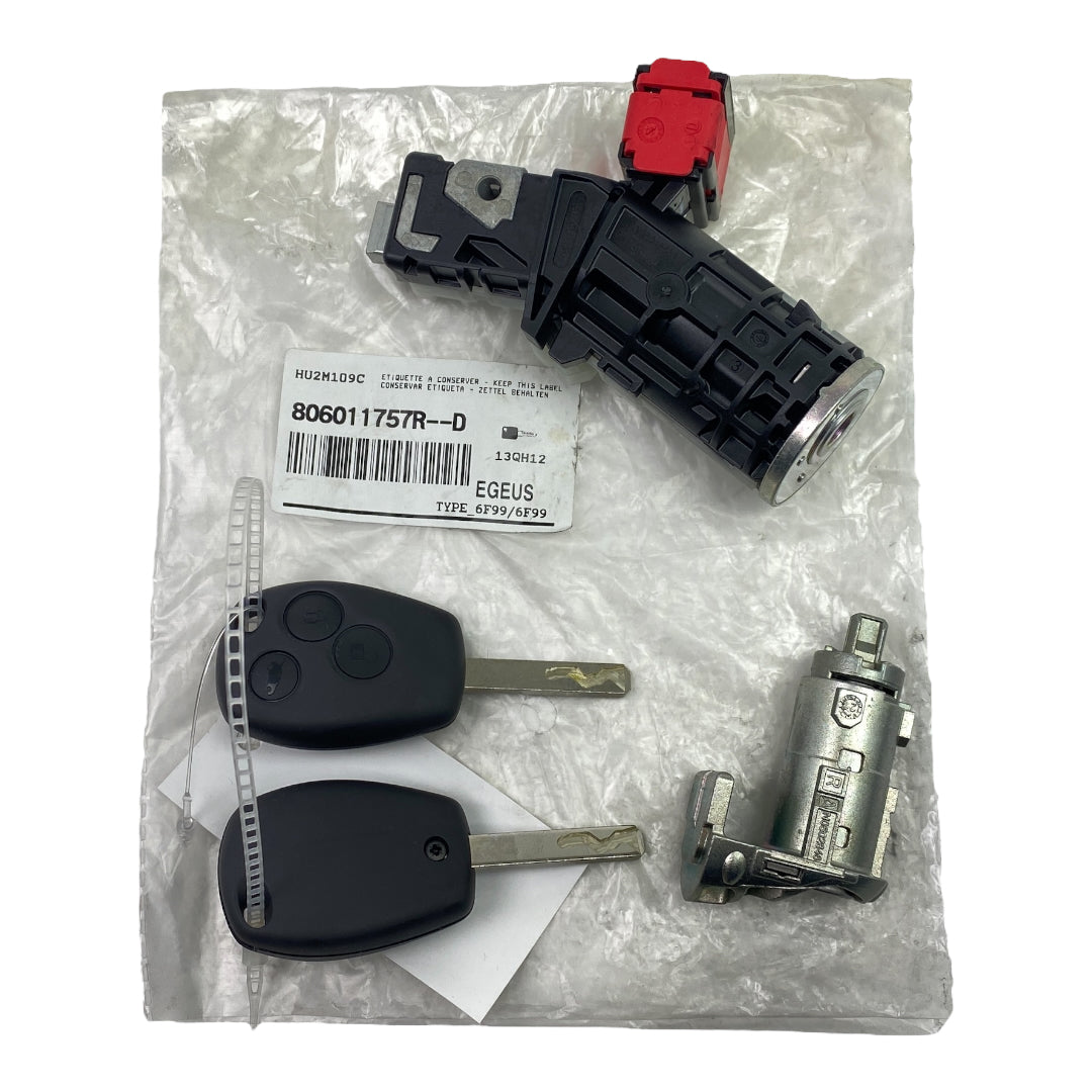 Pièce d'origine Barillet de contact avec jeu de clés pour Trafic III Master III Kangoo II Clio III Modus 806011757R